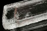 Water-Clear, Selenite Crystal with Hematite Phantom - China #226083-1